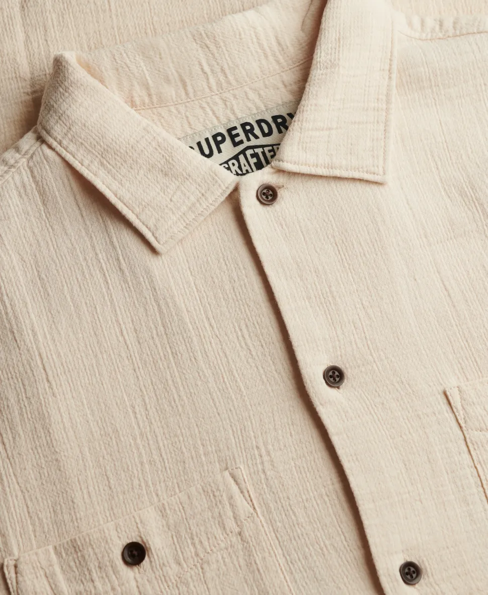 The Merchant Store - Textured Short Sleeve Shirt