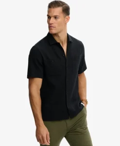 The Merchant Store - Textured Short Sleeve Shirt