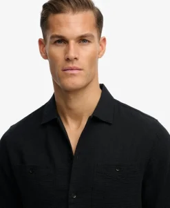 The Merchant Store - Textured Short Sleeve Shirt