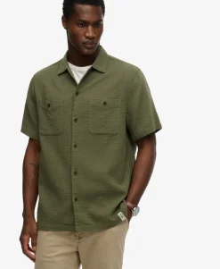 The Merchant Store - Textured Short Sleeve Shirt