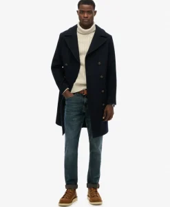 The Merchant Store - Wool Blend Long Coat