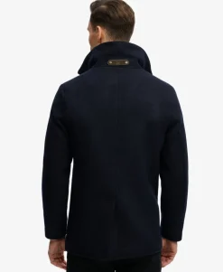 The Merchant Store - Wool Blend Pea Coat