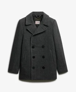 The Merchant Store - Wool Blend Pea Coat