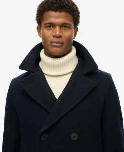 The Merchant Store - Wool Blend Pea Coat