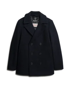 The Merchant Store - Wool Blend Pea Coat