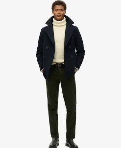 The Merchant Store - Wool Blend Pea Coat