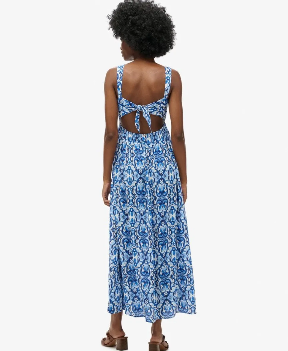 Tie Back Maxi Dress