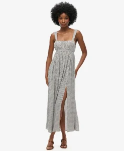 Tie Back Maxi Dress