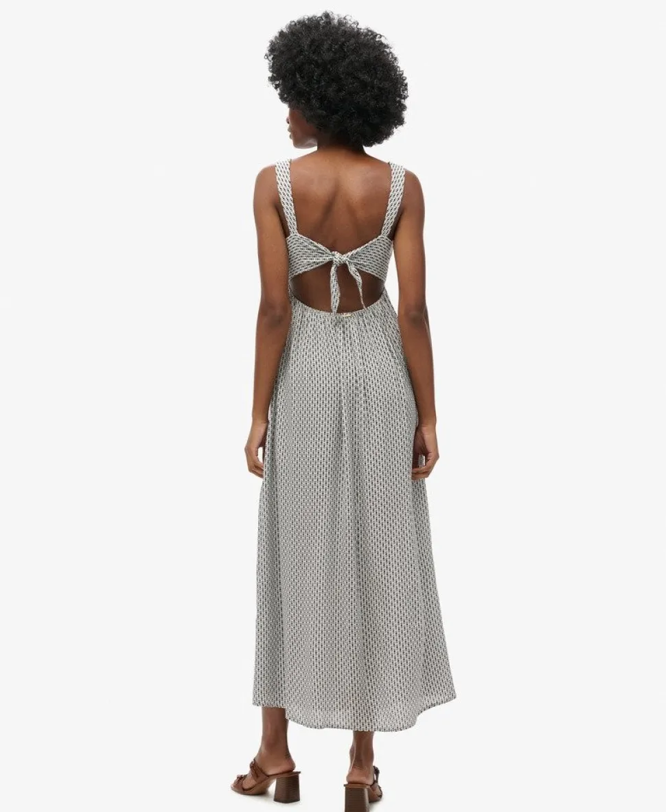 Tie Back Maxi Dress