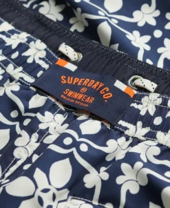 Tile Print 17-inch Swim Shorts