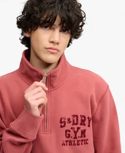 Tonal Half Zip Sweatshirt