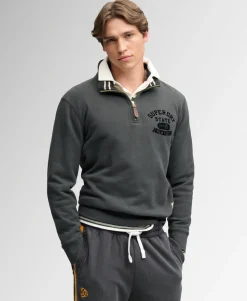 Tonal Half Zip Sweatshirt