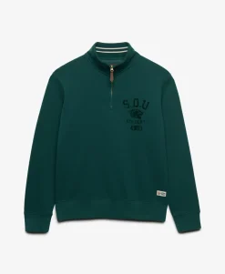 Tonal Half Zip Sweatshirt