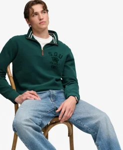 Tonal Half Zip Sweatshirt