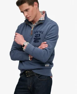 Tonal Half Zip Sweatshirt