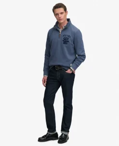 Tonal Half Zip Sweatshirt