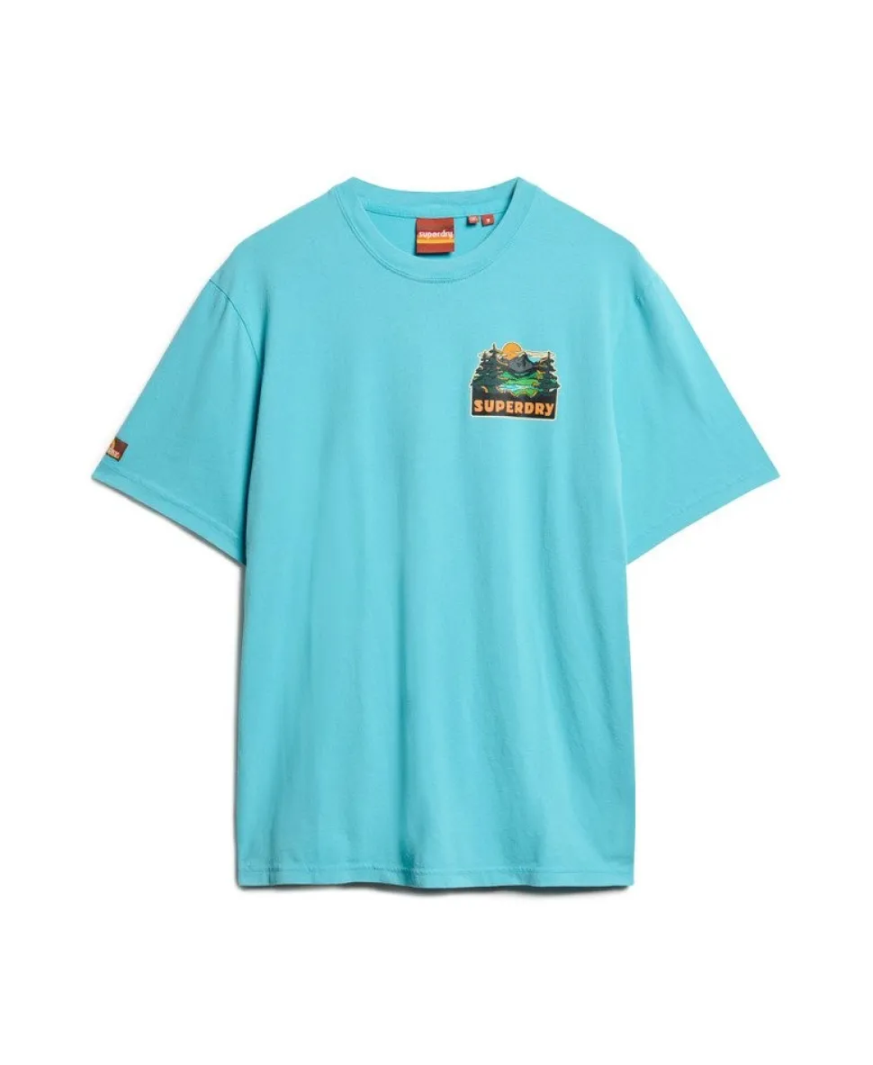 Travel Postcard Chest Print T-Shirt