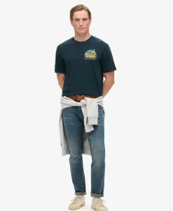Travel Postcard Chest Print T-Shirt