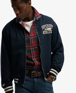 Twill Varsity Bomber Jacket