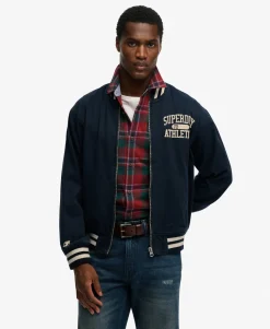 Twill Varsity Bomber Jacket