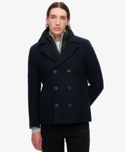 Two In One Wool Pea Coat