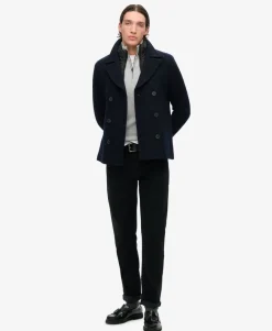 Two In One Wool Pea Coat