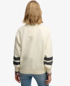 Varsity Script Loose Crew Sweatshirt