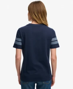 Varsity Stripe Script T-Shirt
