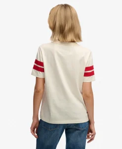 Varsity Stripe Script T-Shirt