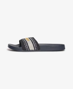 Vegan Webbing Pool Sliders