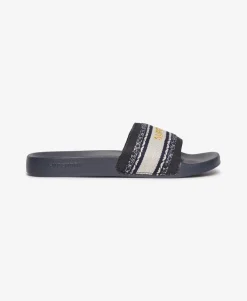 Vegan Webbing Pool Sliders