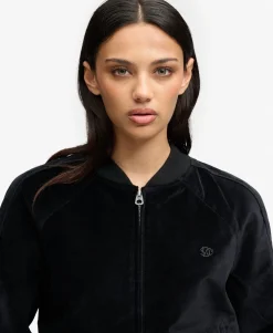 Velvet Bomber Jacket