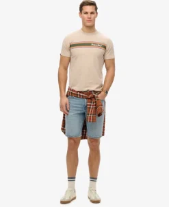 Venue Logo Stripe Relaxed T-Shirt