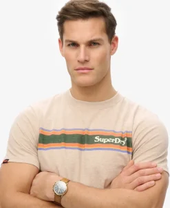 Venue Logo Stripe Relaxed T-Shirt