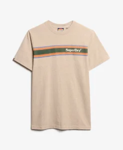 Venue Logo Stripe Relaxed T-Shirt