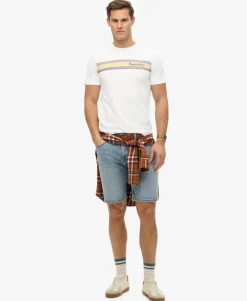 Venue Logo Stripe Relaxed T-Shirt