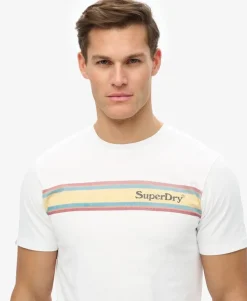 Venue Logo Stripe Relaxed T-Shirt