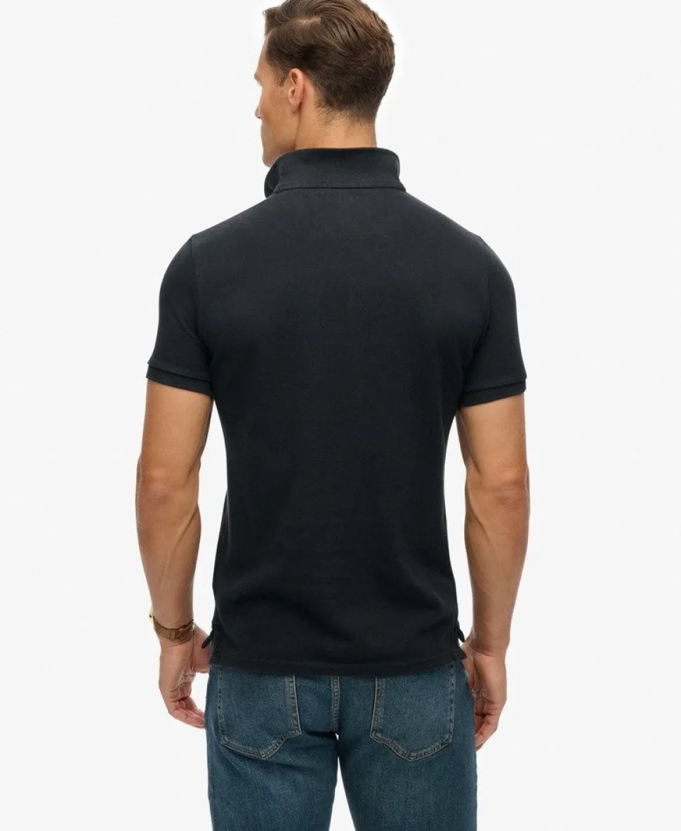 Vintage Athletic Embroidered Polo Shirt