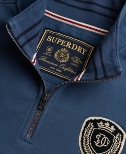 Vintage Athletic Half Zip Sweatshirt