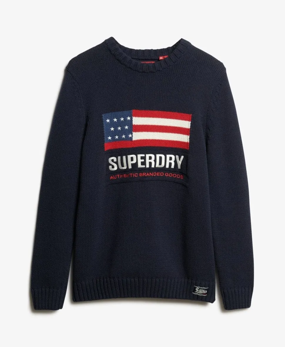 Vintage Athletic Knit Jumper