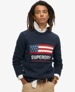 Vintage Athletic Knit Jumper