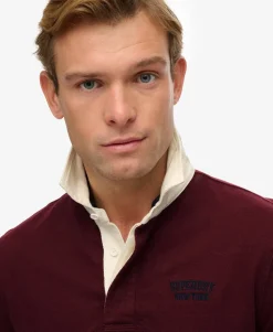 Vintage Athletic Stripe Rugby Top