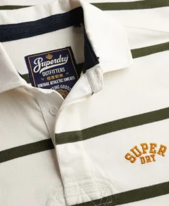 Vintage Athletic Stripe Rugby Top