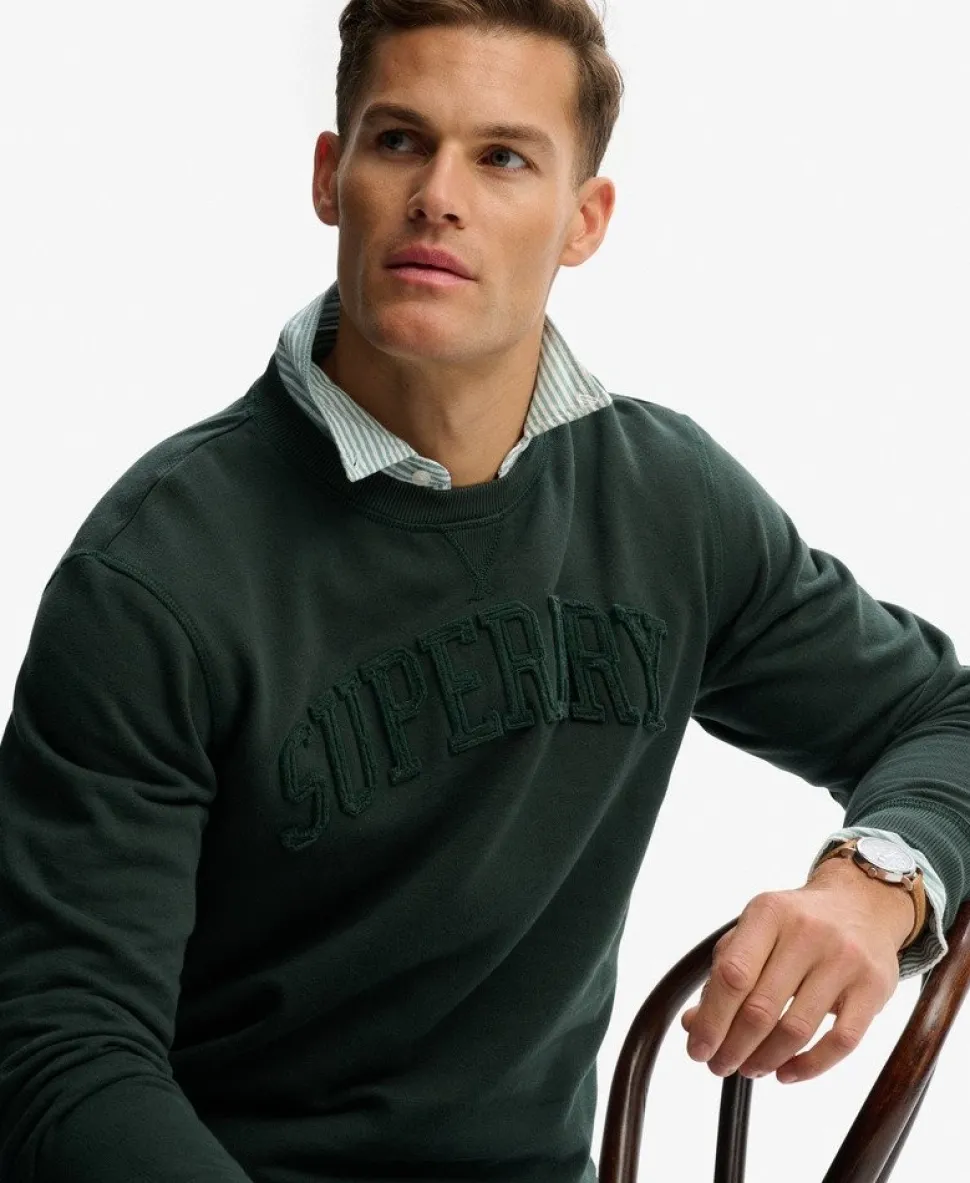 Vintage Athletic Tonal Crew Sweatshirt