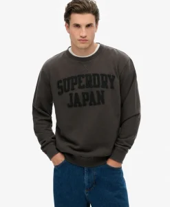 Vintage Athletic Tonal Crew Sweatshirt