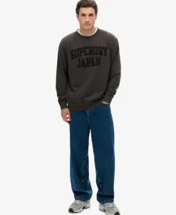 Vintage Athletic Tonal Crew Sweatshirt