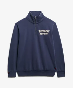 Vintage Athletic Zip Half-Zip Jumper