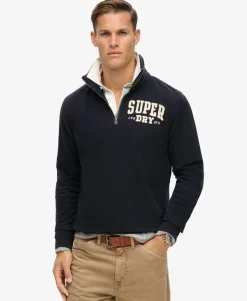 Vintage Athletic Zip Half-Zip Jumper