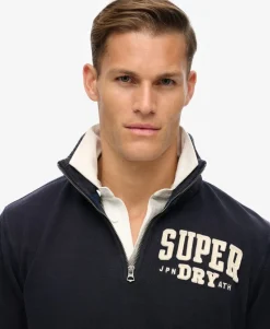 Vintage Athletic Zip Half-Zip Jumper