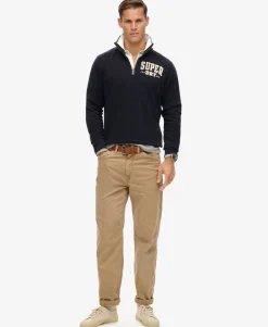 Vintage Athletic Zip Half-Zip Jumper